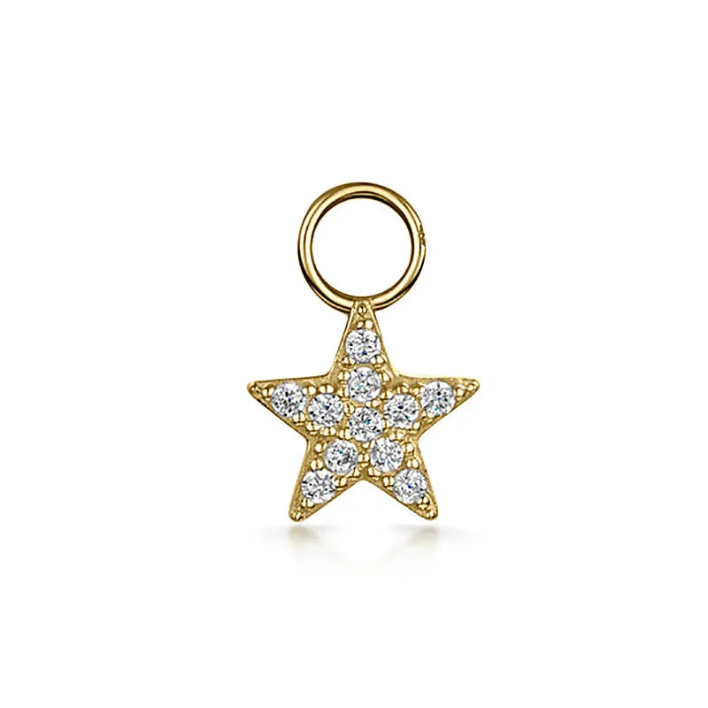Star | Copper Earring Charms