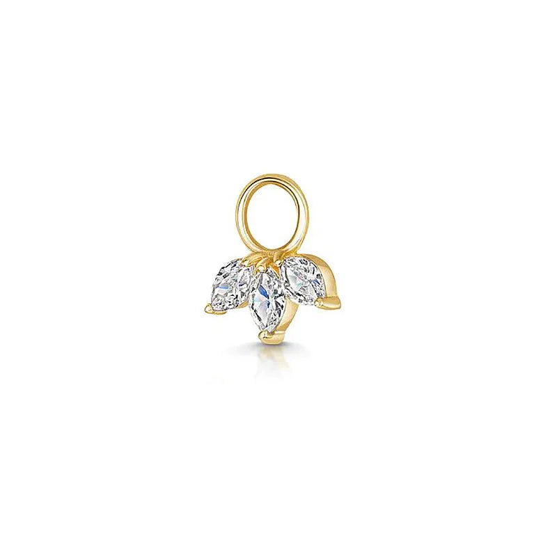 Marquise | Copper Earring Charms