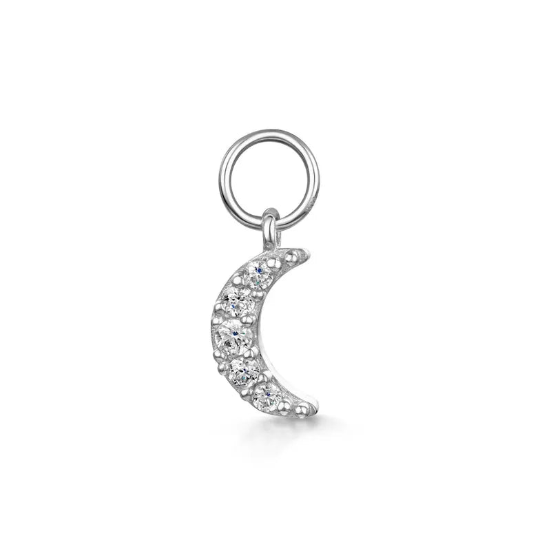 Moon | Copper Earring Charms