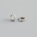 Itty Bitty CZ Sleepers in Sterling Silver