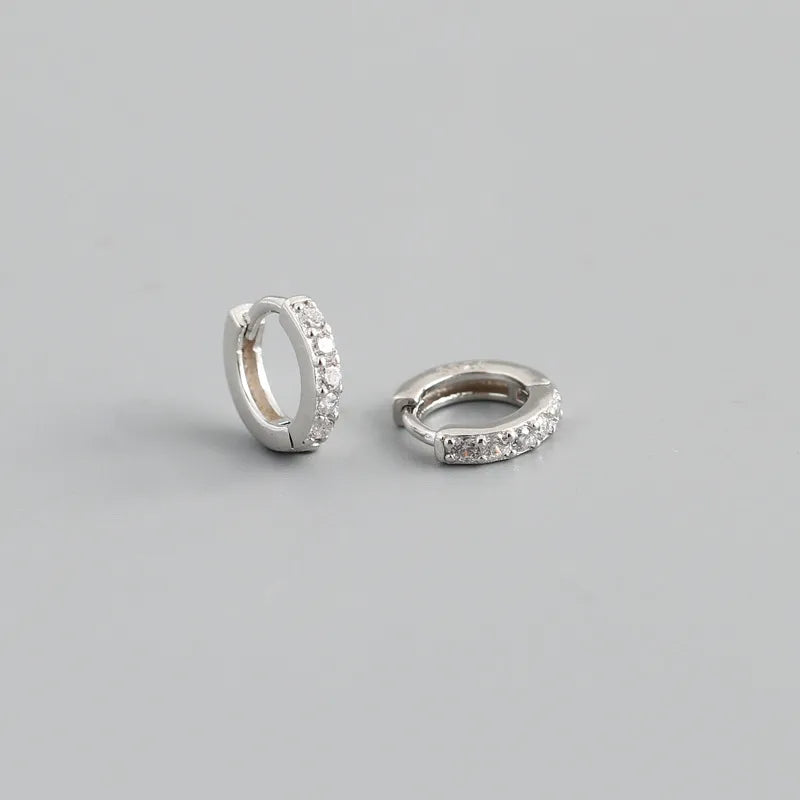 Itty Bitty CZ Sleepers in Sterling Silver