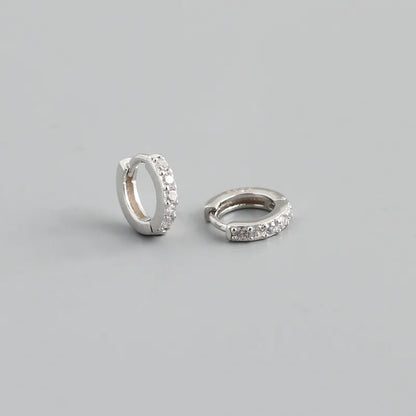 Itty Bitty CZ Sleepers in Sterling Silver