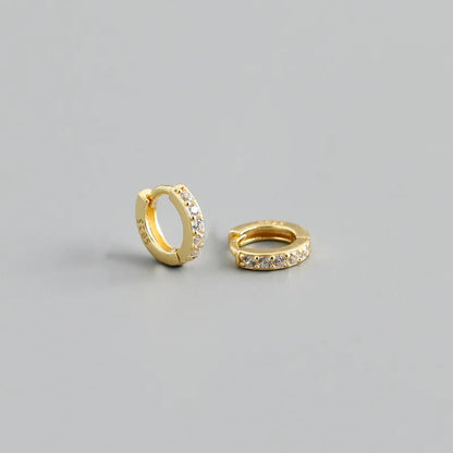 Itty Bitty CZ Sleepers in Sterling Silver