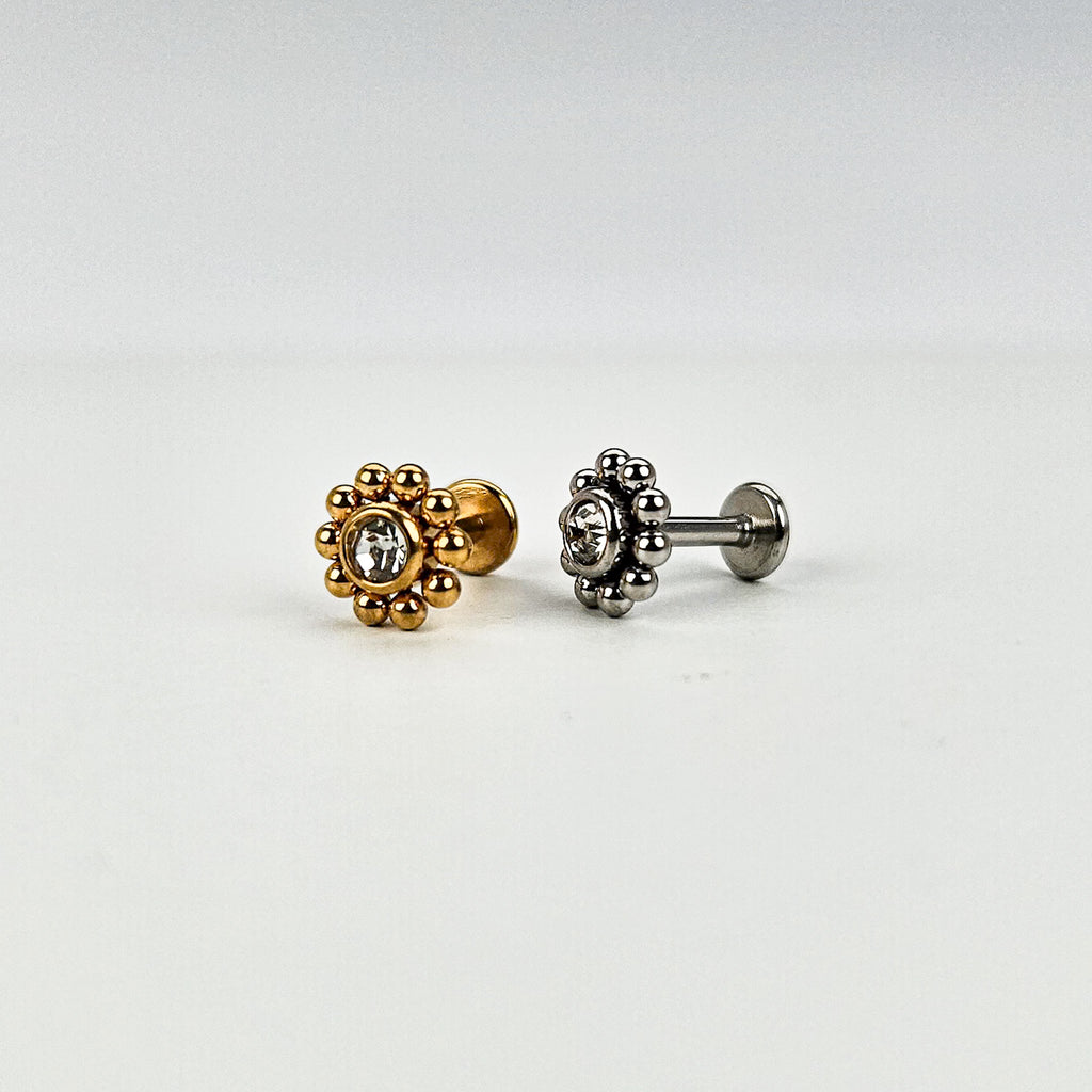 Daisy | Stainless Steel Flat Back Stud