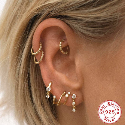 Ella Earrings in Sterling Silver