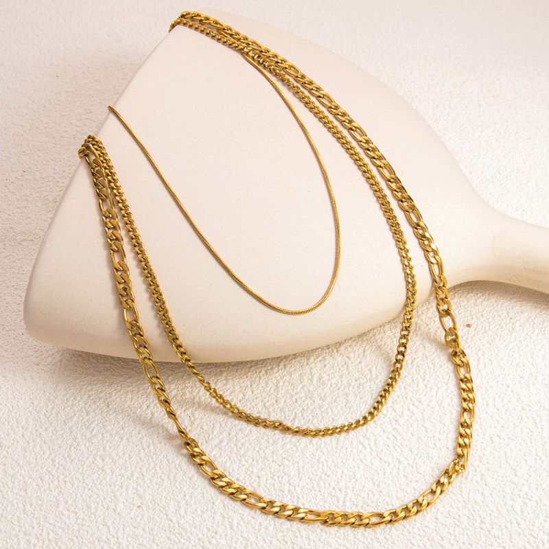 Figaro and Cuban Trio Necklace