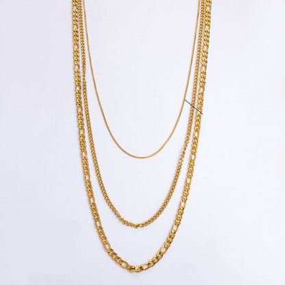 Figaro and Cuban Trio Necklace