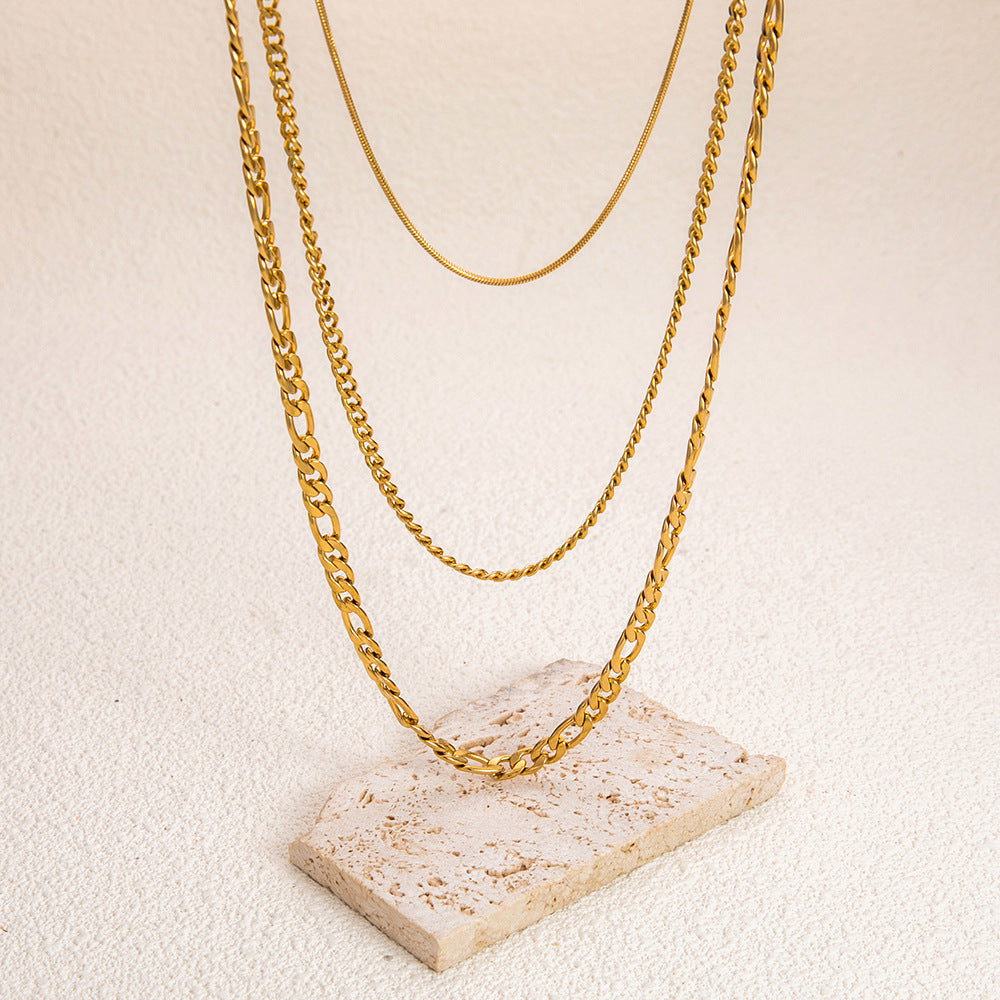 Figaro and Cuban Trio Necklace