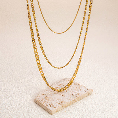 Figaro and Cuban Trio Necklace