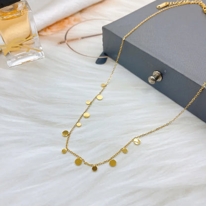 Fine Disc Necklace