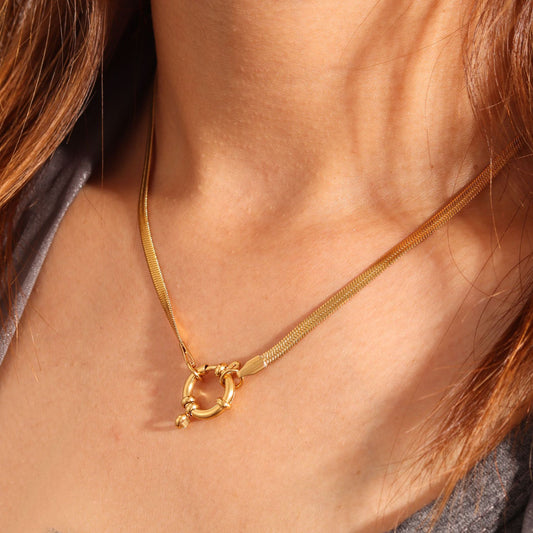 Flat Snake Signoretti Buckle Chain