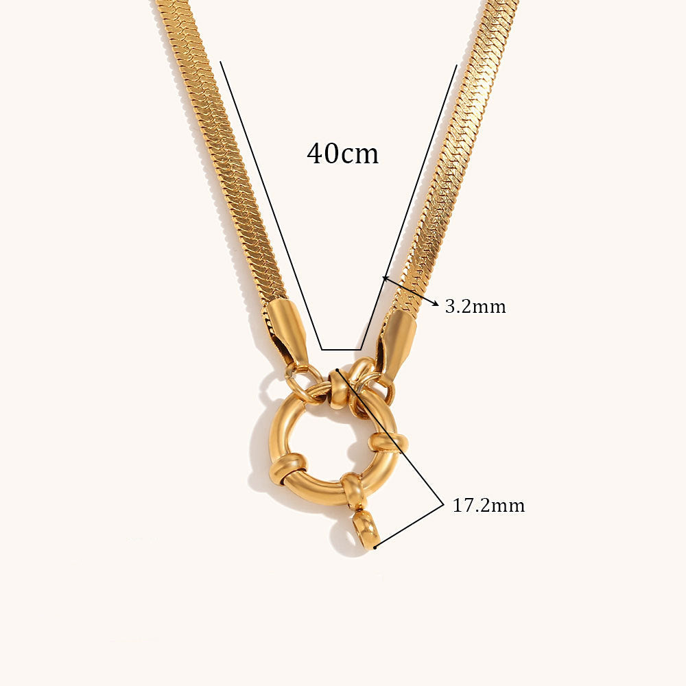 Flat Snake Signoretti Buckle Chain