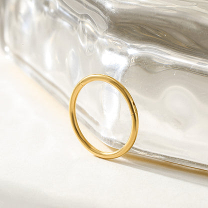 1mm | G23 Titanium Seamless Clicker Ring 18G Gauge