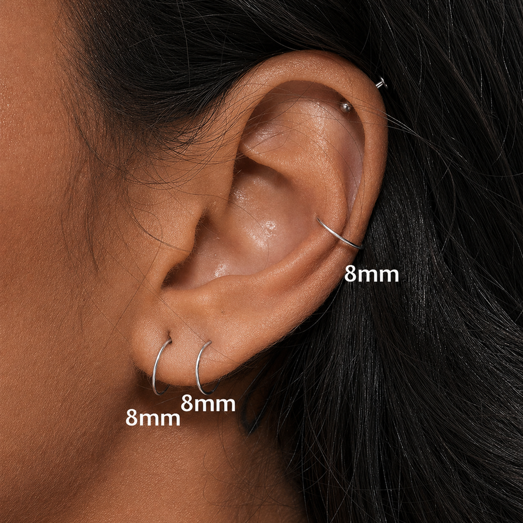 0.8mm | G23 Titanium Seamless Clicker Ring 20G Gauge