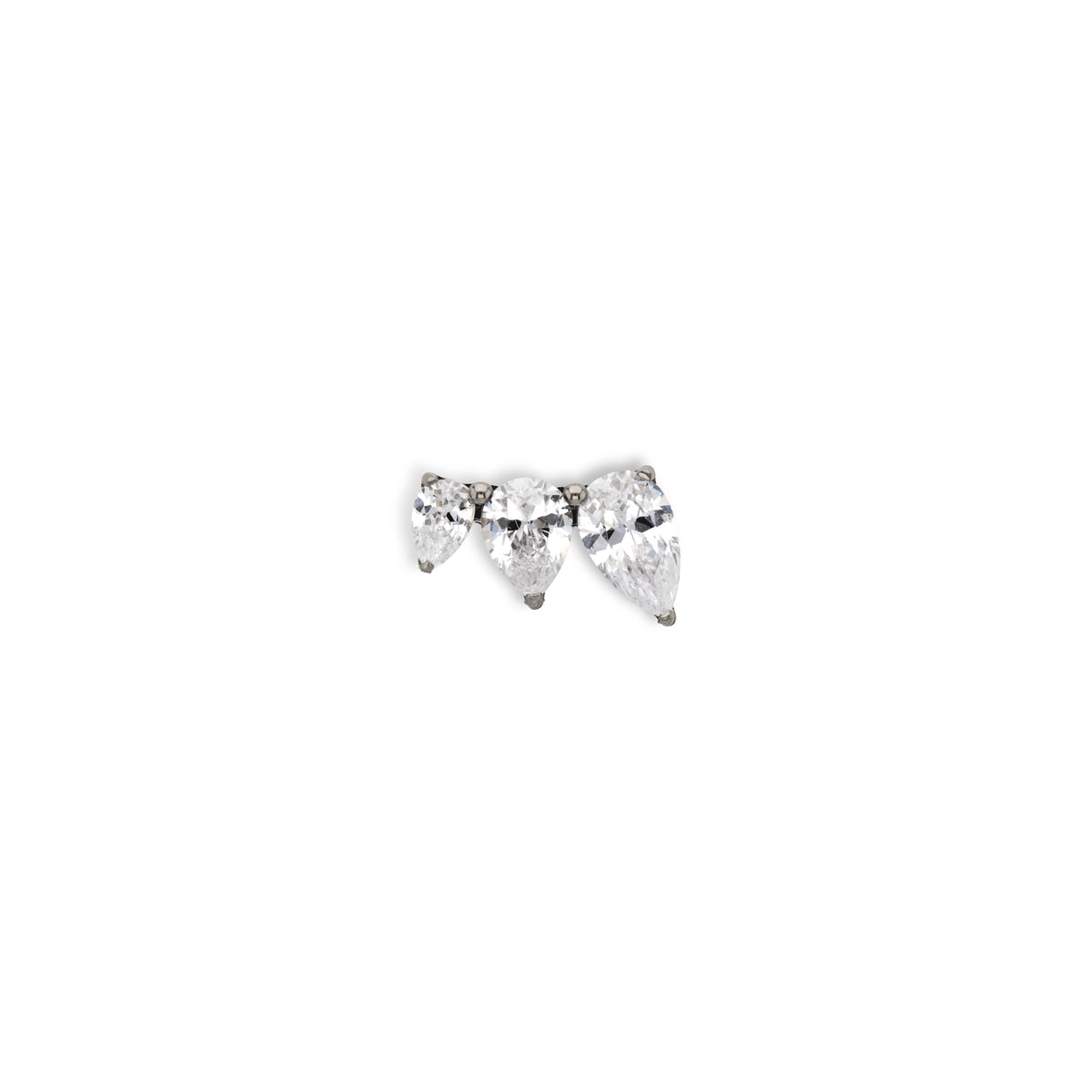 Tide | G23 Titanium Flat Back Stud 16G Gauge