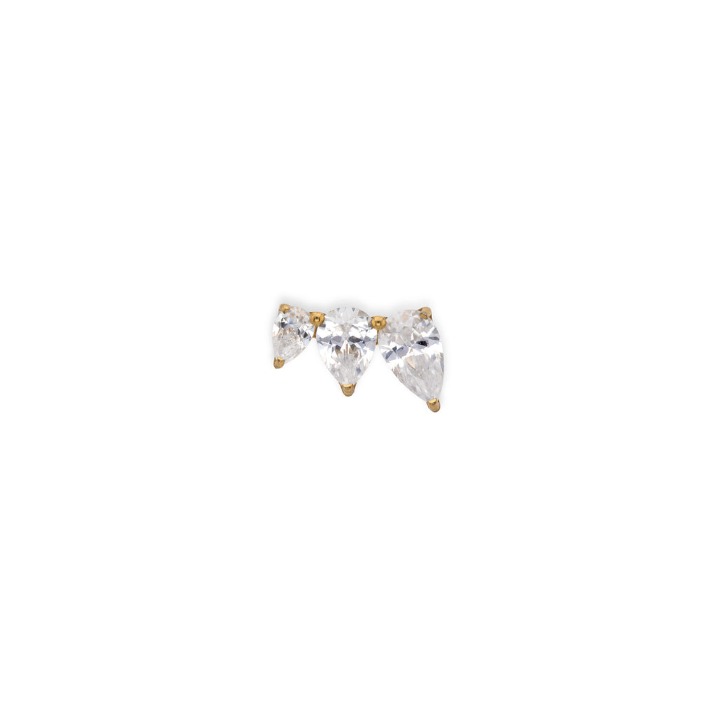 Tide | G23 Titanium Flat Back Stud
