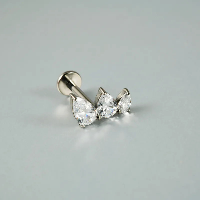 Tide | G23 Titanium Flat Back Stud