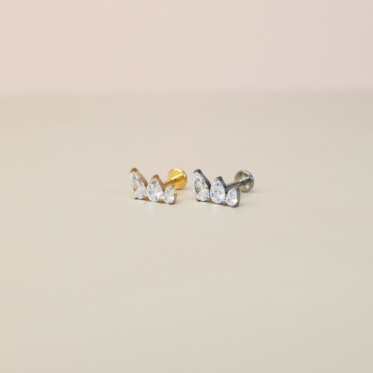 Tide | G23 Titanium Flat Back Stud