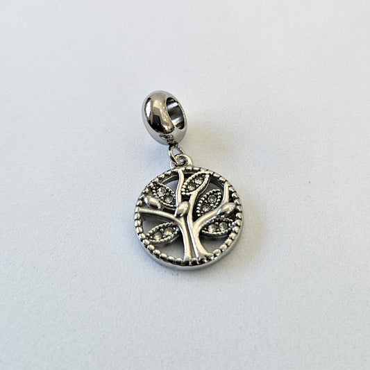 Gem Tree of Life Pendant Bracelet Charm