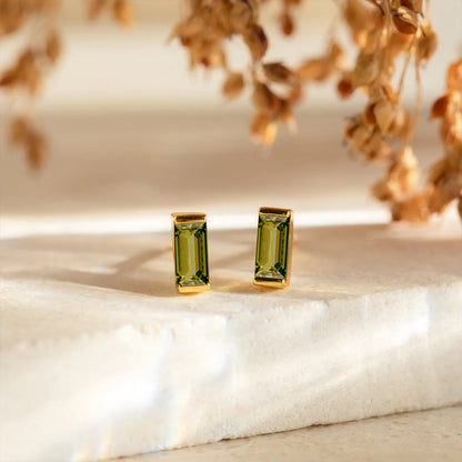 Birthstone Stud Earrings