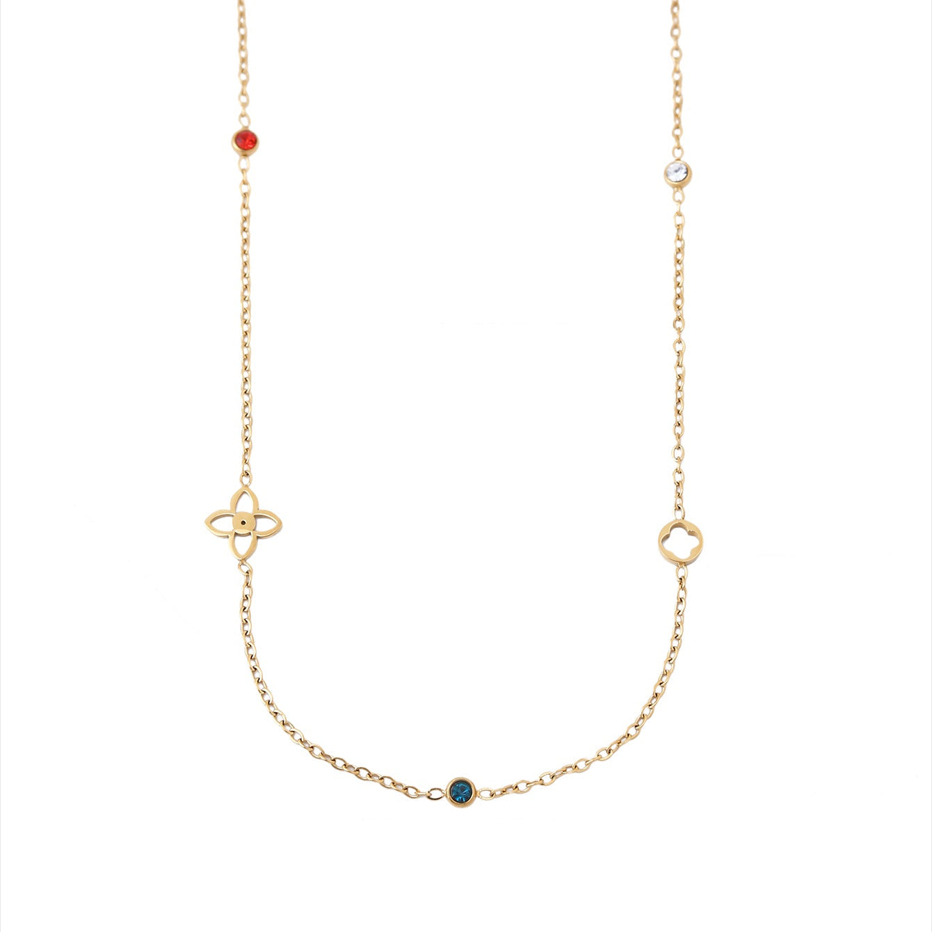 Colour Clover Necklace