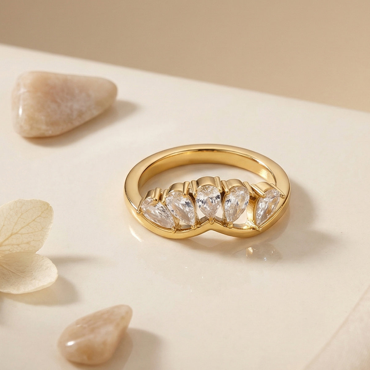 Gold Crown Ring