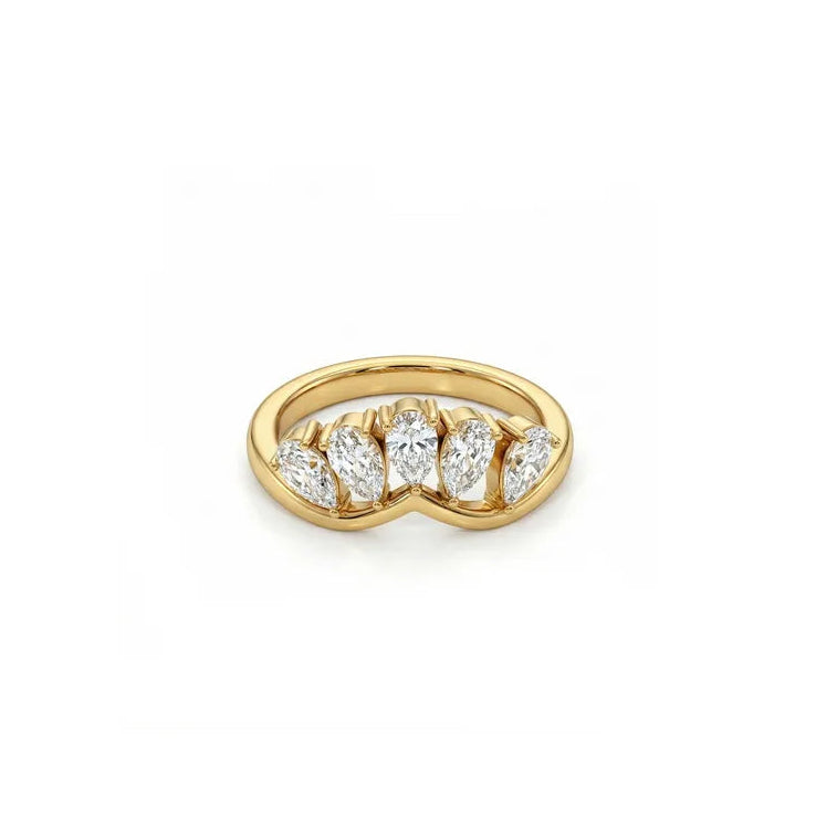 Gold Crown Ring