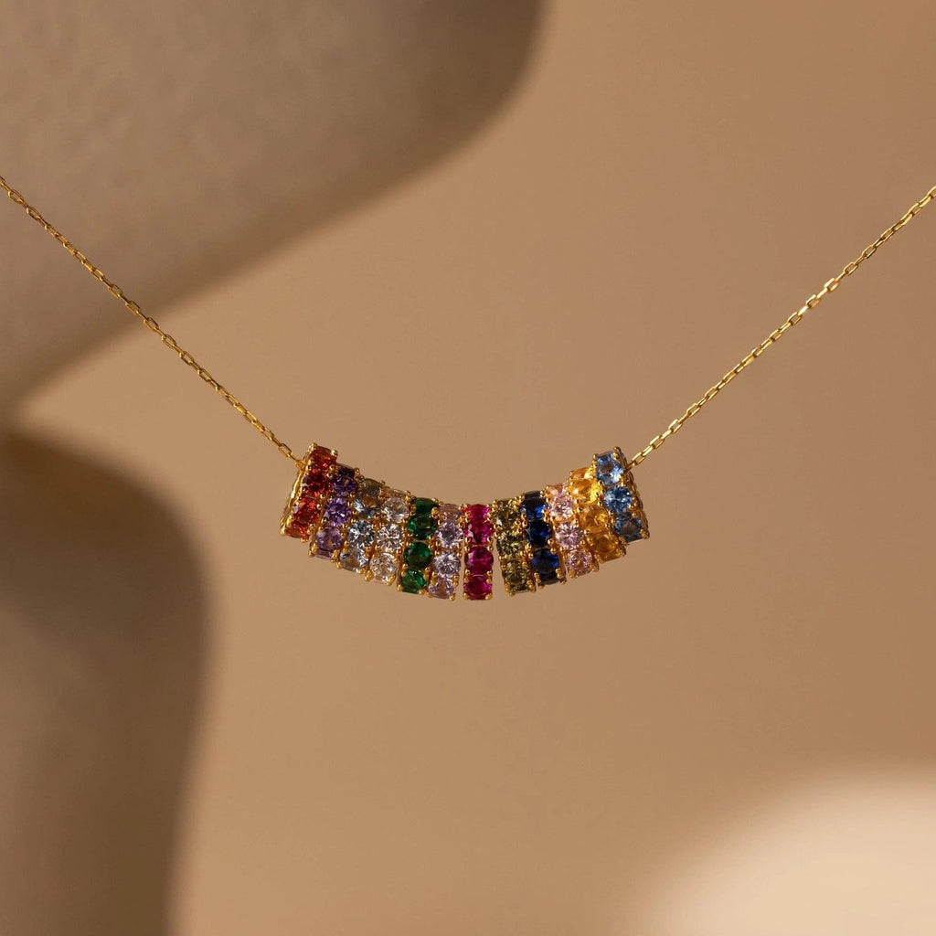 Circle Birthstone Charm