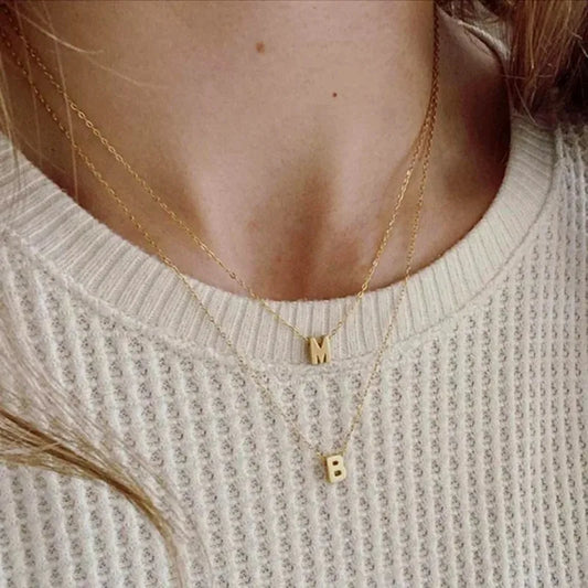 Gold Letter Necklace