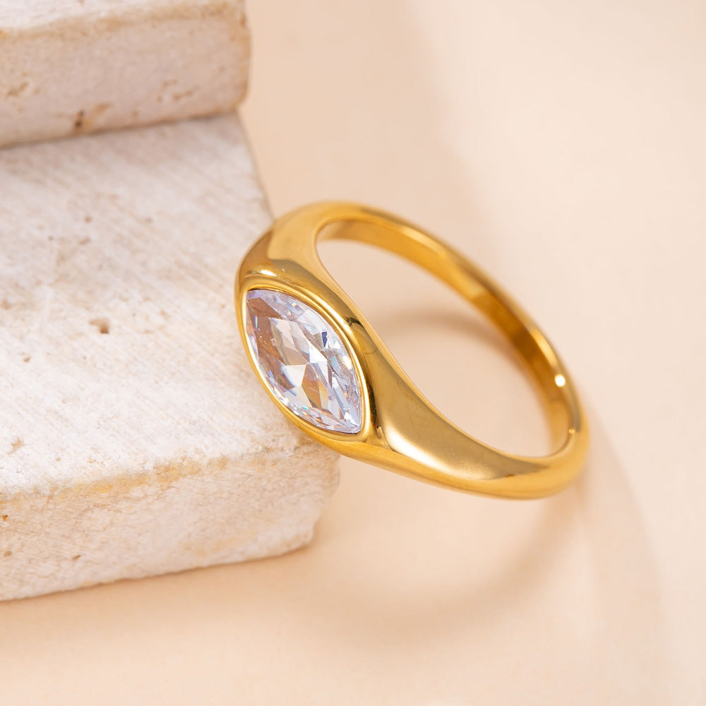 Marquise Signet Ring