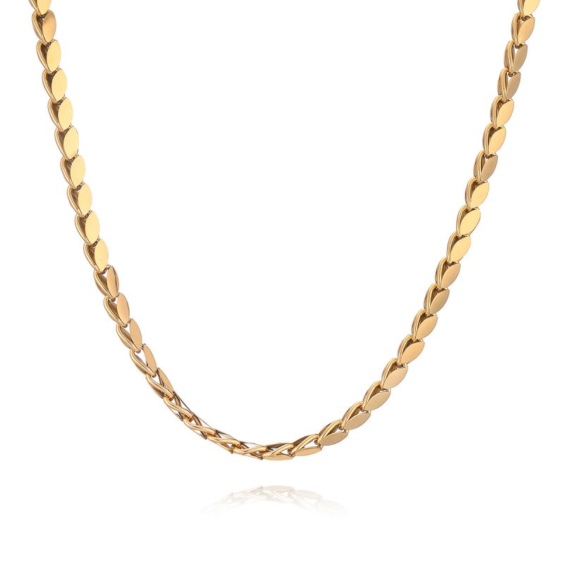 Navette Link Necklace