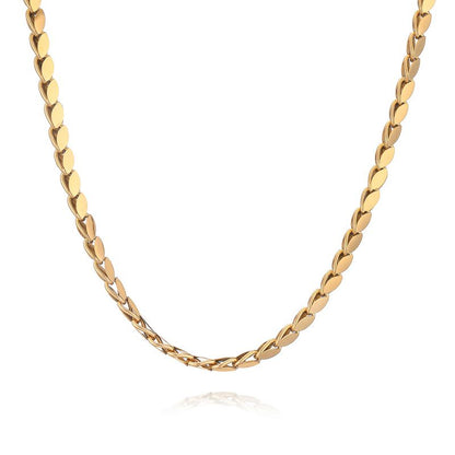 Navette Link Necklace
