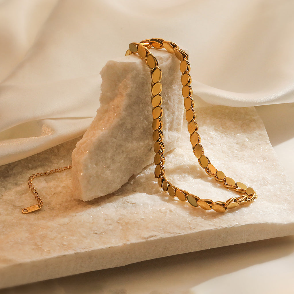 Navette Link Necklace