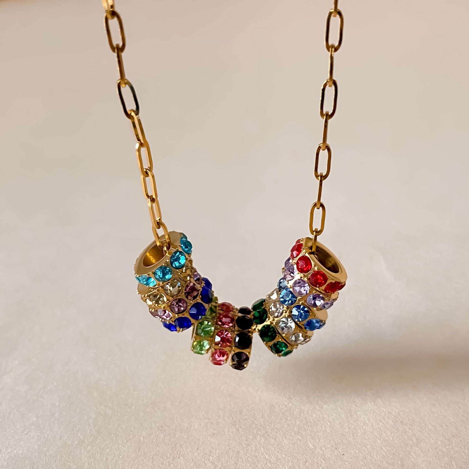 Circle Birthstone Charm