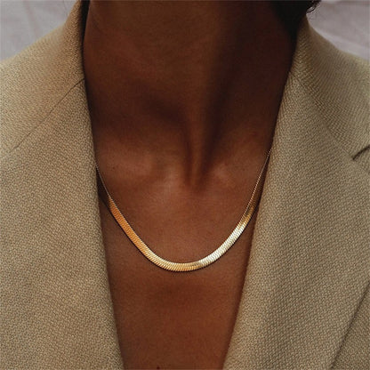 Gold Snake Necklace