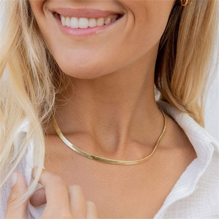 Gold Snake Necklace