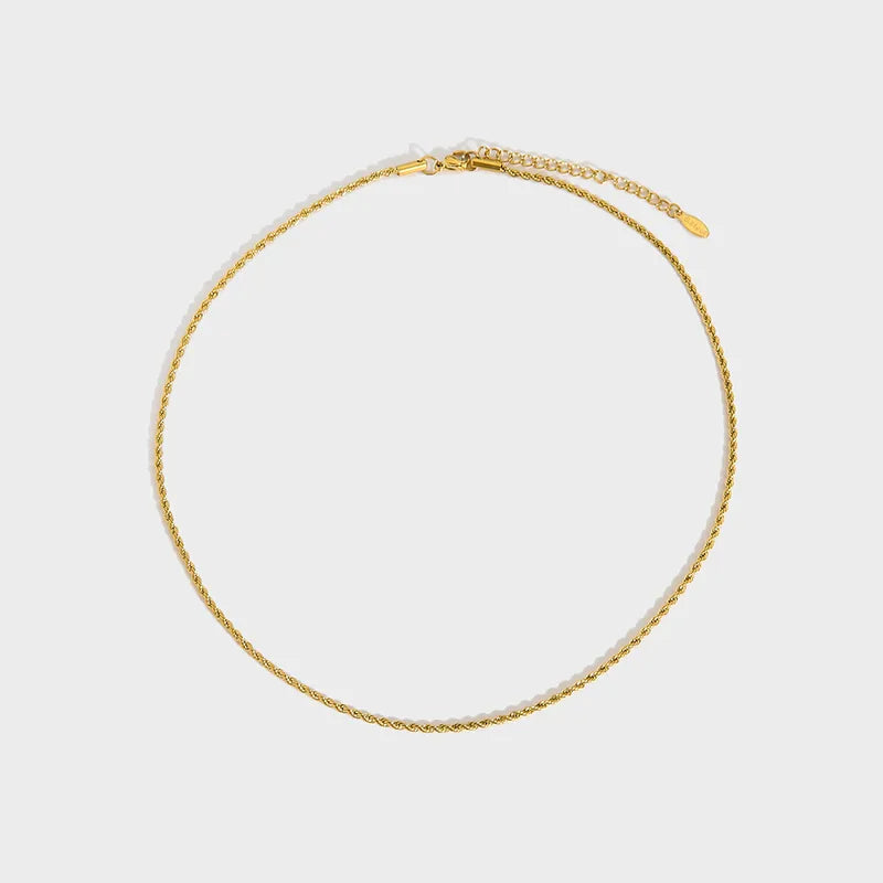 45cm Twisted Chain Necklace