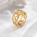Gold Stitch Ring