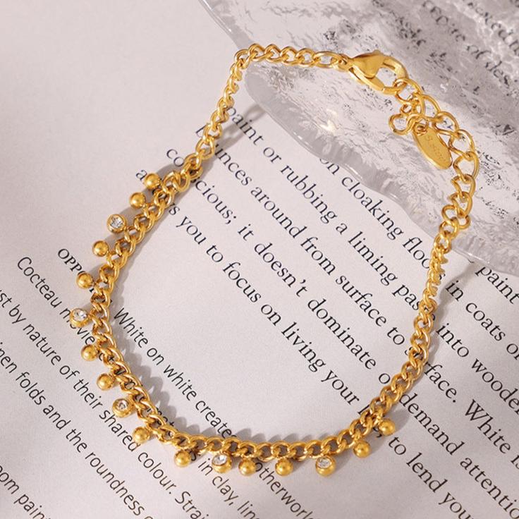 Golden Droplet Bracelet