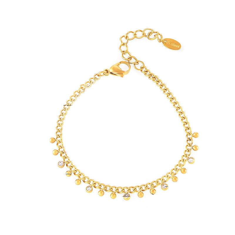 Golden Droplet Bracelet