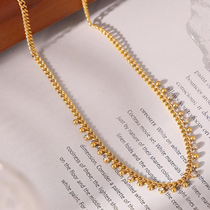 Golden Droplet Necklace