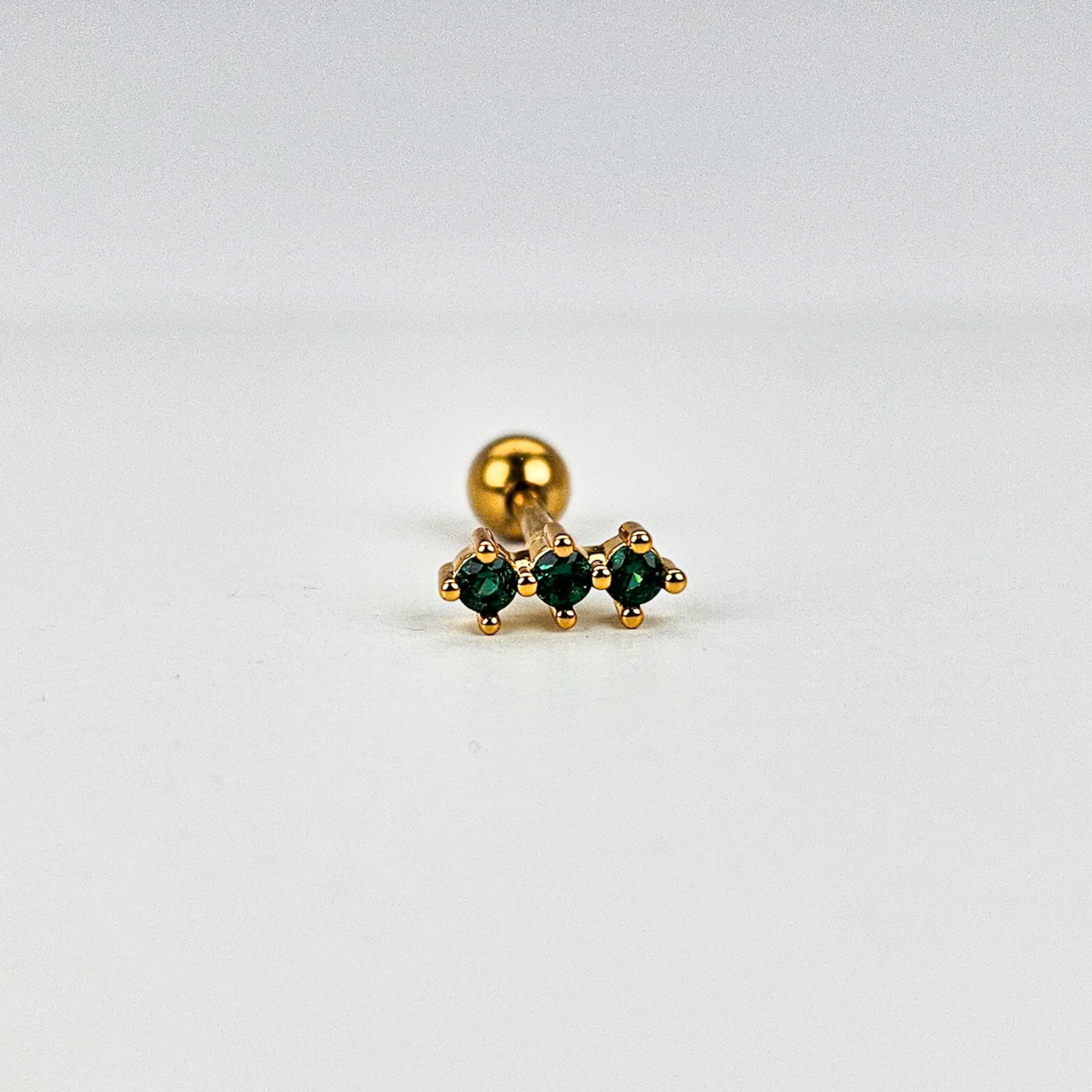 Green Dream | Stainless Steel Screw Ball Stud