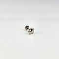 Heart | G23 Titanium Threadless Flat Back Stud 16G Gauge