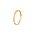 1.2mm CZ | Stainless Steel Seamless Clicker Ring 16G Gauge