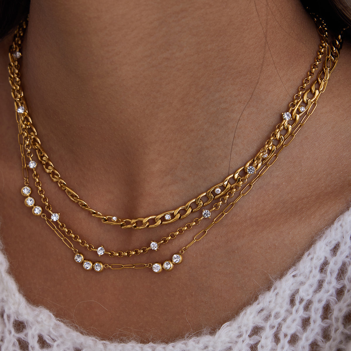 Annabelle Short Figaro Necklace