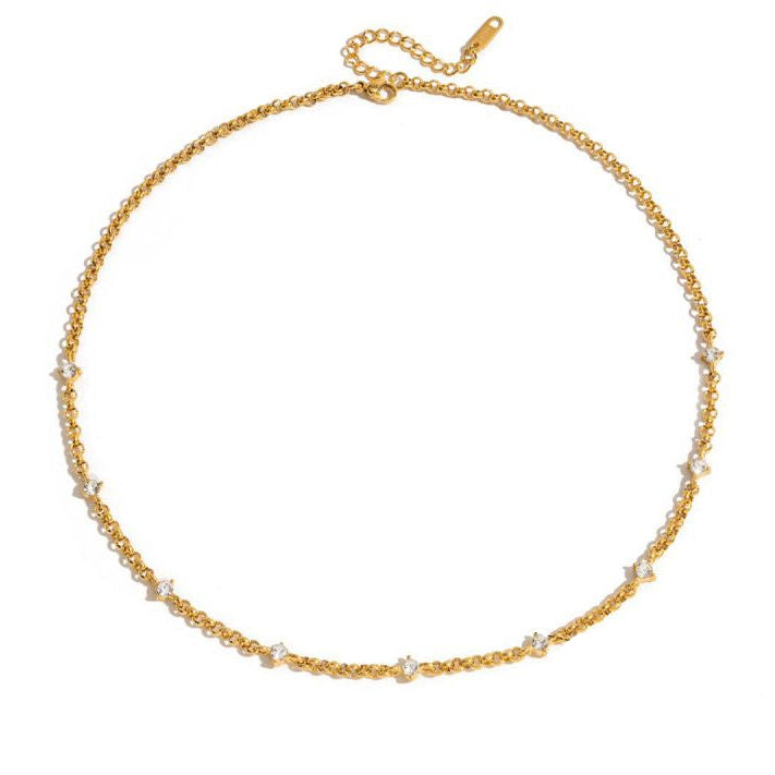 Mirabelle Short Rolo Necklace