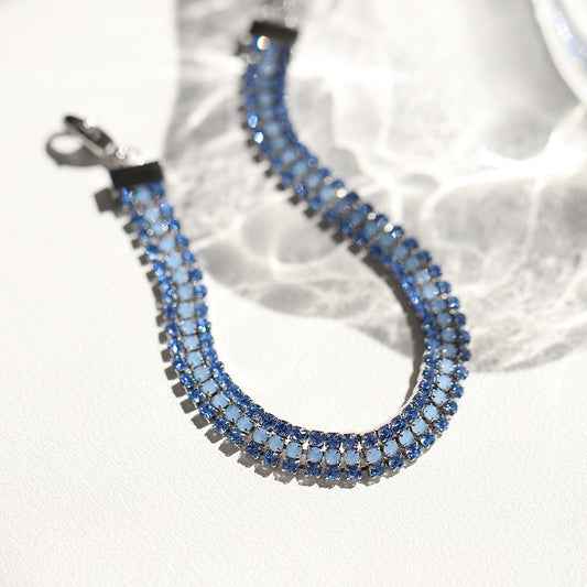 Azure Blue Tennis Bracelet