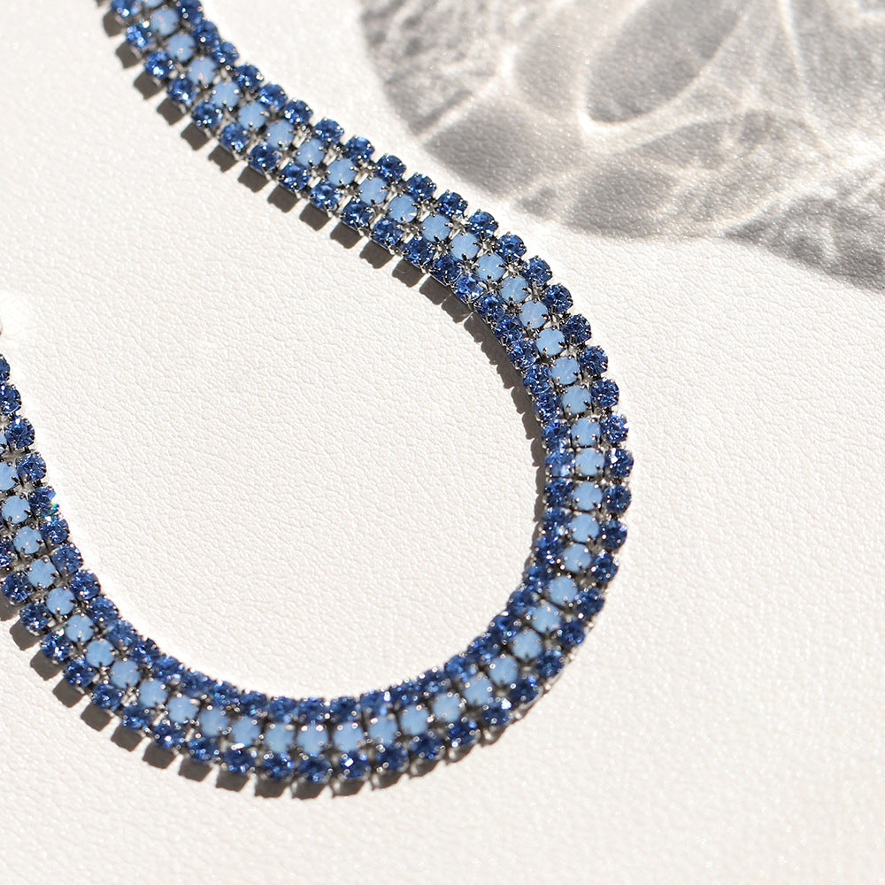 Azure Blue Tennis Bracelet