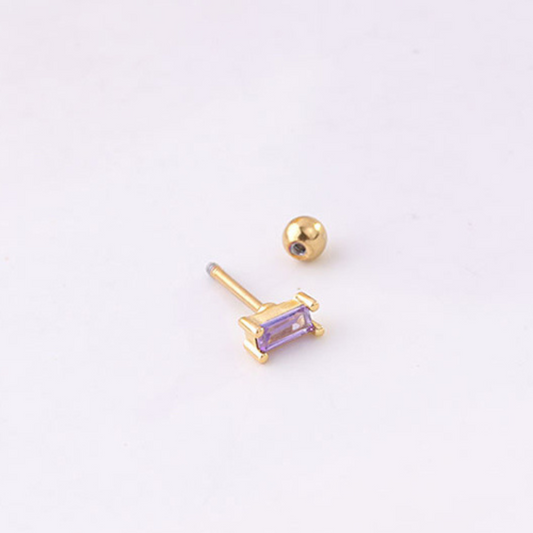 Colour Baguette | Screw Ball Stud (1pc single)