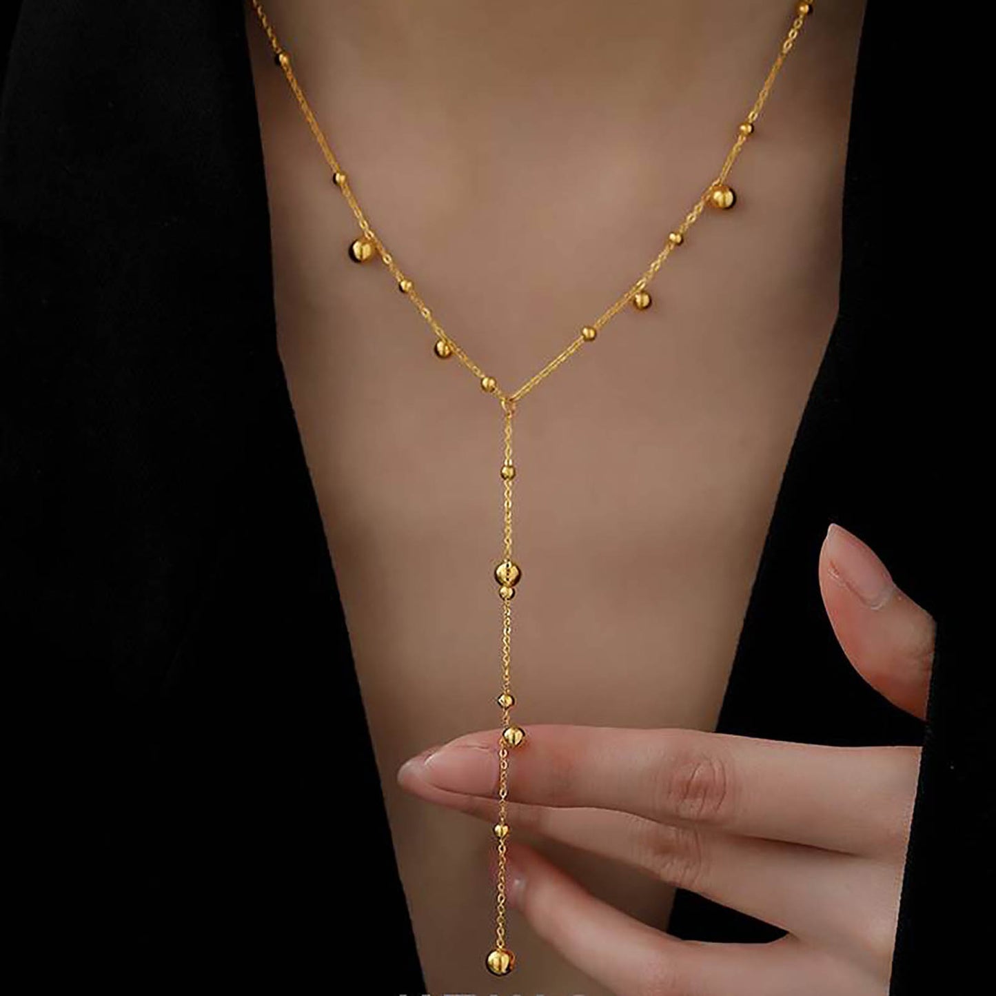 Bauble Lariat Necklace